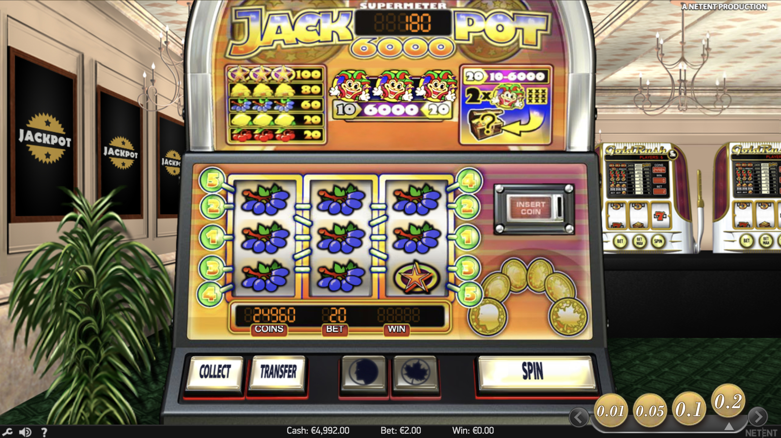 Spill Jackpot 6000 gratis
